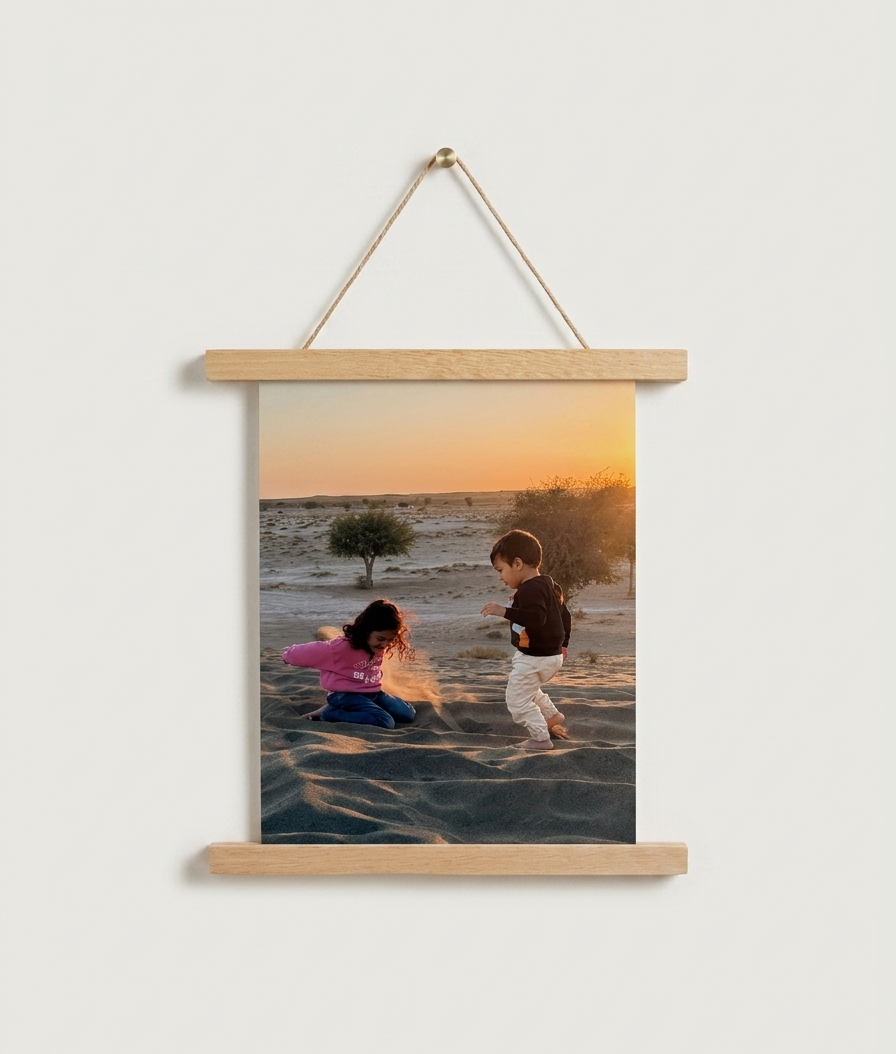 Wood Photo hanger